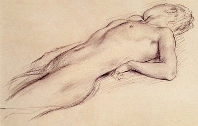 Femme nue étendue - Edgar Degas